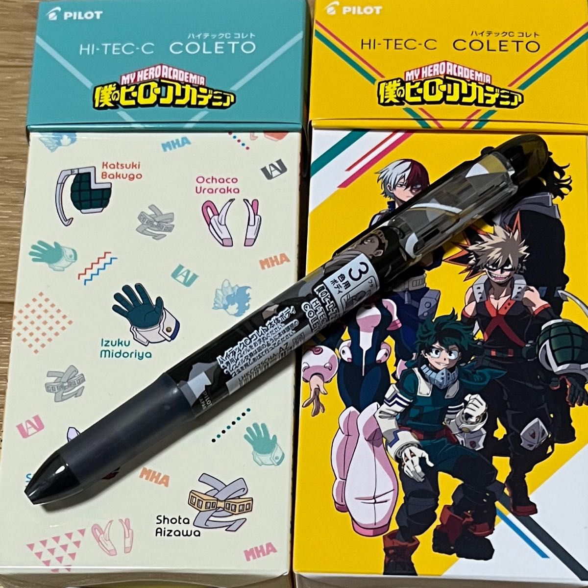 PILOT僕のヒーローアカデミア ハイテックCコレト レフィル 04 10色セット描きおろしヒーローモチーフ3色本体ボディ相澤消太