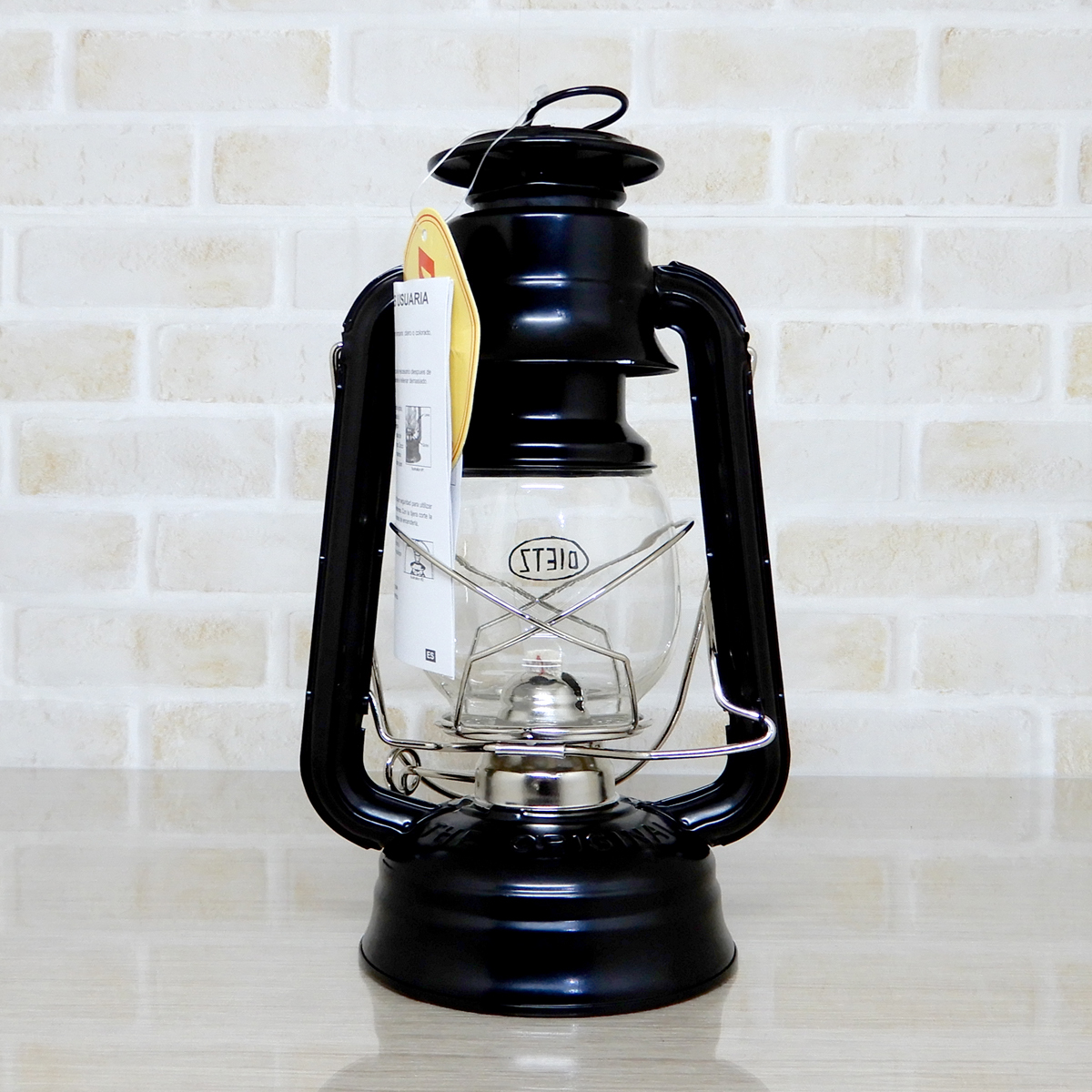 替芯付【送料無料】新品 Dietz #76 Original Oil Lantern - Black & Nickel Trim 日本未発売 ◇デイツ 黒銀 ニッケル ハリケーンランタン