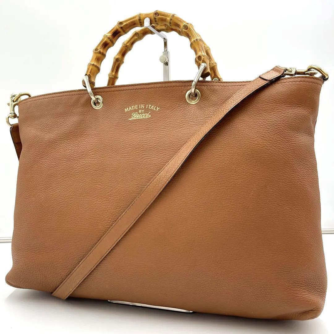 最大91%OFFクーポン OLD GUCCI ミニハンドバッグ 2way バンブー
