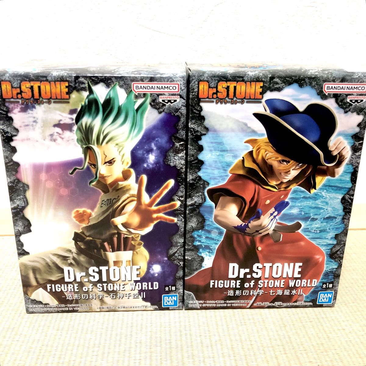 Dr STONE ドクターストーン フィギュア 石神千空 七海龍水 2体 Dr STONE ドクターストーン フィギュア 石神千空 七海龍水 2体