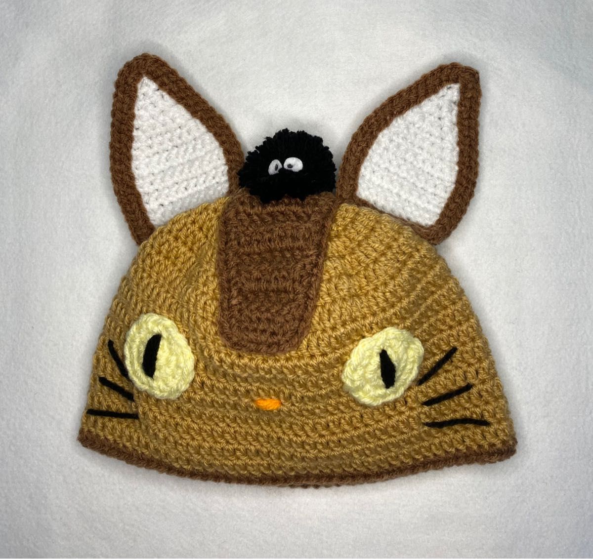 ぺろたす侍様専用ハンドメイド 帽子ネコバス