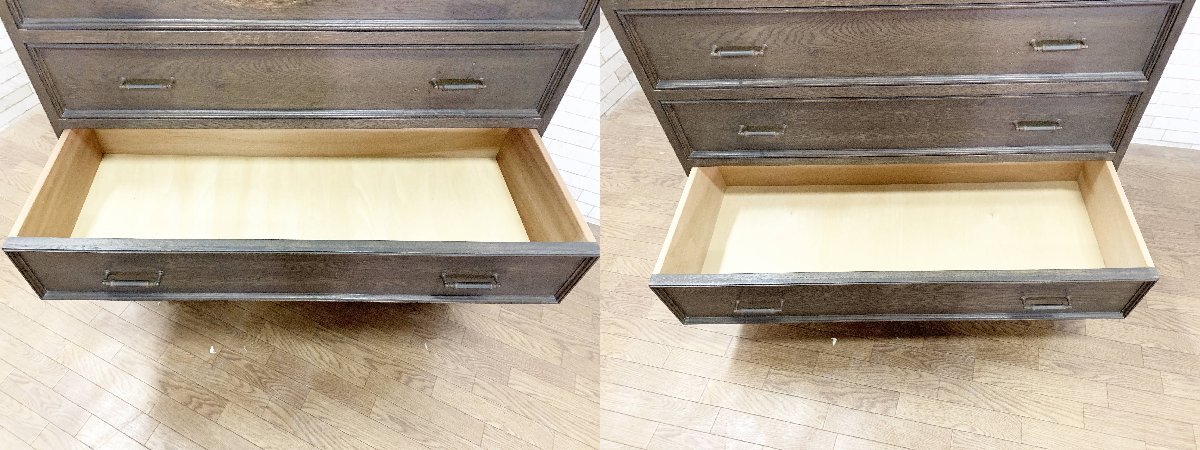  Kobe . furniture . rice field good . shop chest adjustment chest of drawers Western-style clothes chest drawer storage width 110.5cm 6 step 7 cup . manner furniture classical regular price 41 ten thousand (.234)