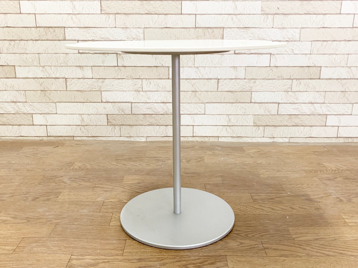 Cassinakasi-naON-OFF on/off боковой стол кофе стол белый × серебряный дизайнерский piero*liso-ni обычная цена : примерно 15 десять тысяч 