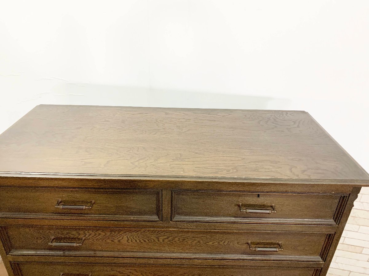  Kobe . furniture . rice field good . shop chest adjustment chest of drawers Western-style clothes chest drawer storage width 110.5cm 6 step 7 cup . manner furniture classical regular price 41 ten thousand (.234)