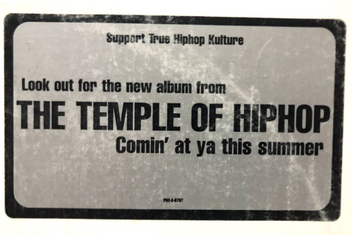 レア 正規なし プロモ オンリー 倉庫出 1999 The Temple Of Hiphop Feat Thor-El / Patiently Original US Promo 12 Reprise PRO-A-9797_画像2