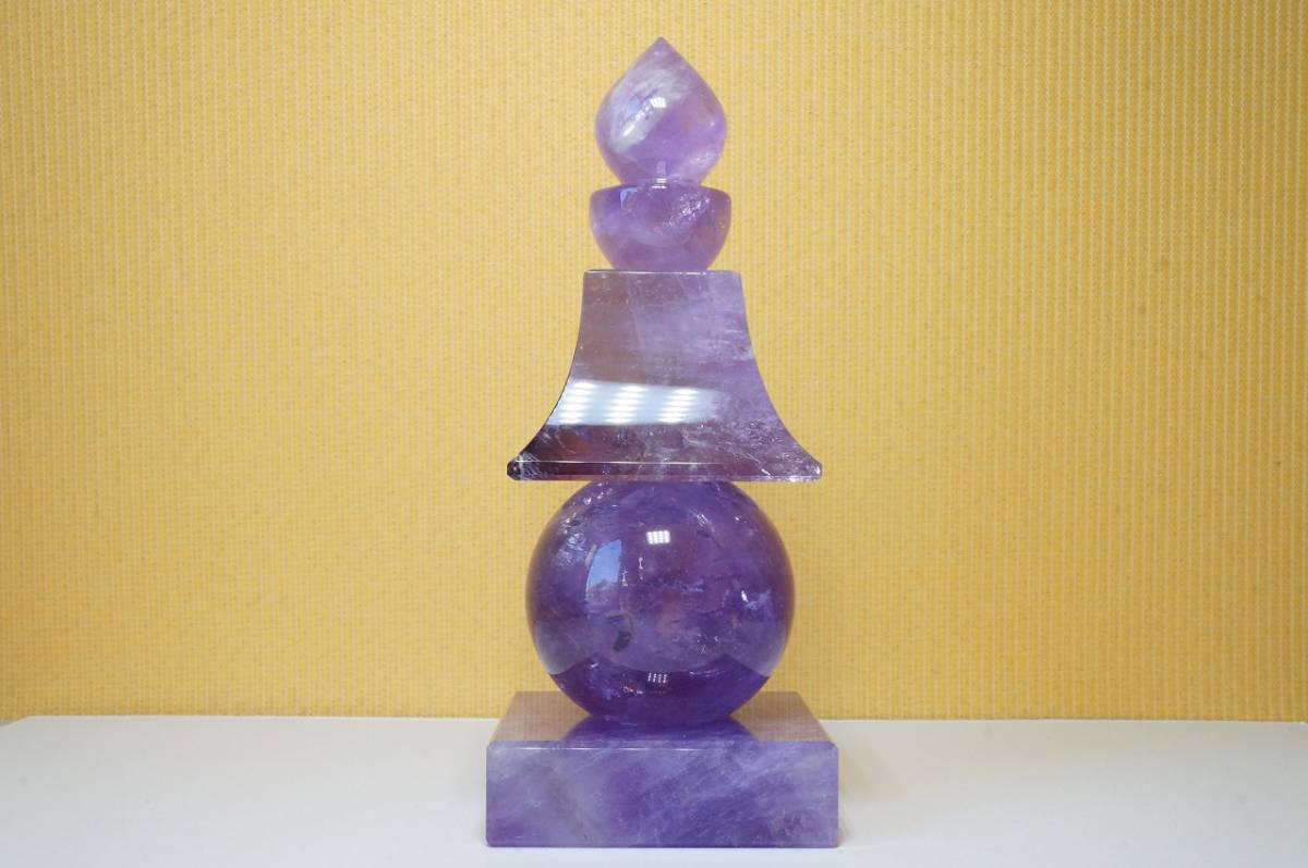  extra-large size considerably large [ first come, first served! prompt decision price ] tradition handicraft .. crystal . stone skill [ amethyst ] purple crystal . profit .. wheel ... profit ... profit container 