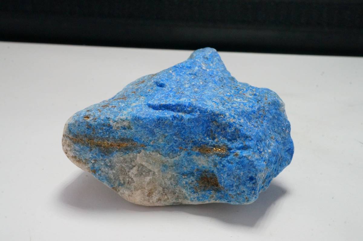 【即決特別価格！早い者勝ち！】フェルメール ブルー藍色が綺麗な上質アフガニスタン産ラピスラズリ/ラピス/ウルトラマリンブルー原石/104g_画像7