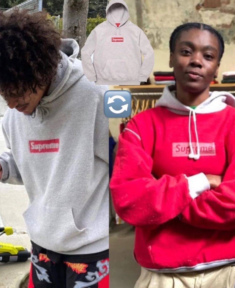 Supreme Inside Out Box Logo Hooded Sweatshirt Heather Grey L シュプリーム インサイド  アウト ボックスロゴ フーディー Tシャツ Tee