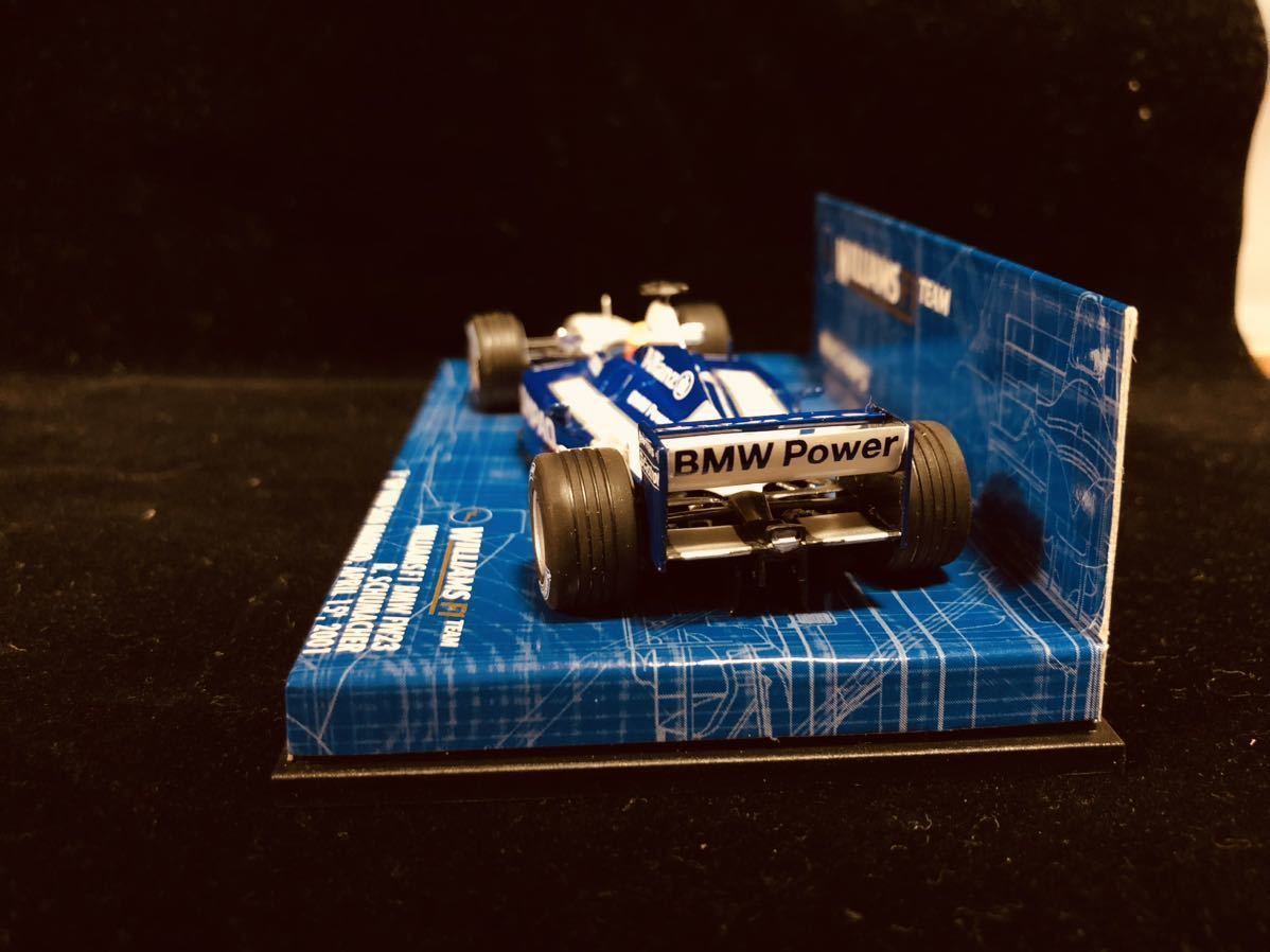 ミニチャンプス 1/43 WILLIAMS F1 BMW FW23 R.SCHUMACHER 1stGP WIN SAN MARINO,APRIL 15th,2001 Limited edition 7,001pcs (400 010025)_画像4