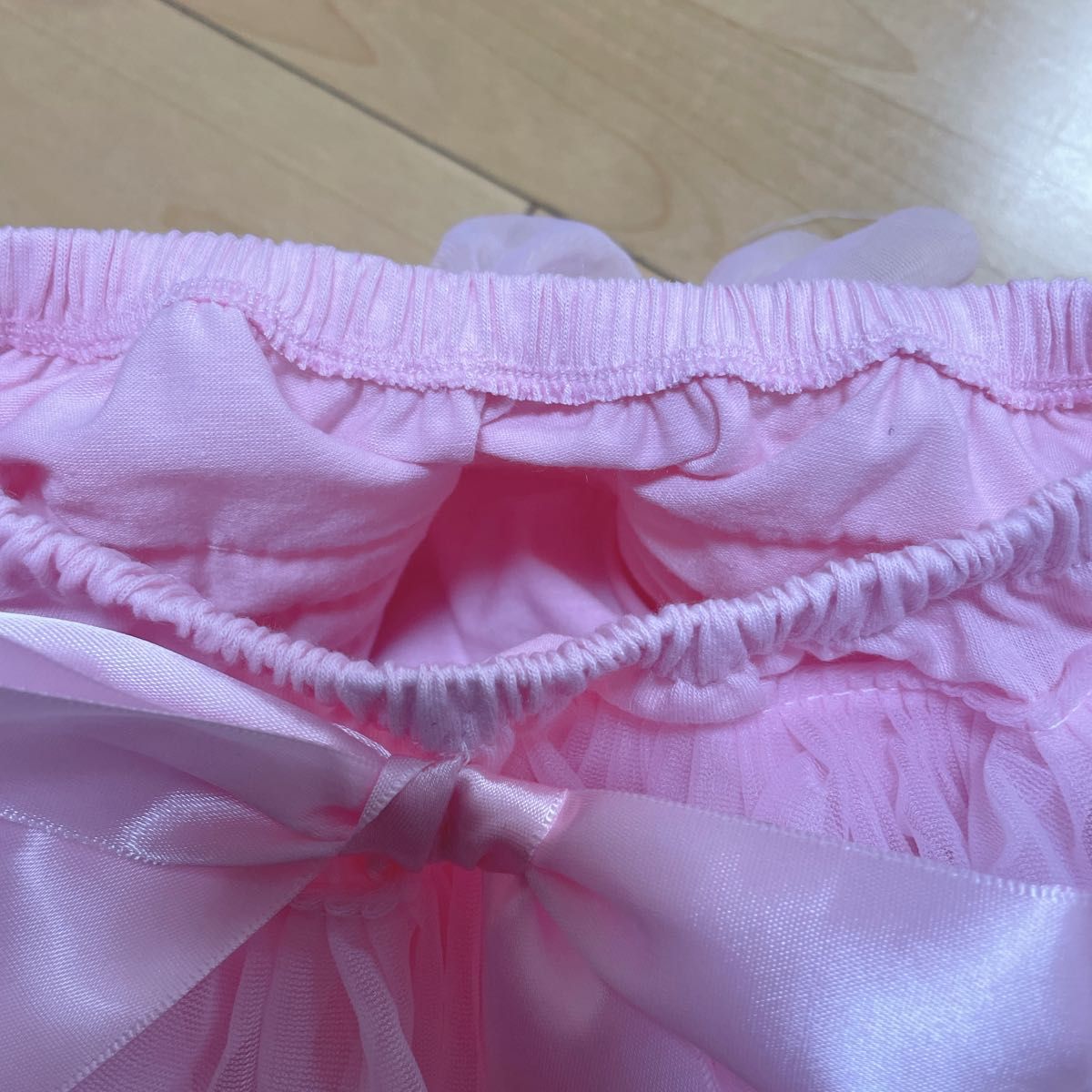 ベビー スカート パンツ ピンク 90 花 髪飾り 可愛い チュチュ