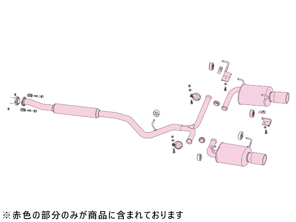 フジツボ マフラー A-R エーアール BRM レガシィ ツーリングワゴン 2.5 NA FB25 H24.5～H26.10 法人のみ配送 送料無料_画像2