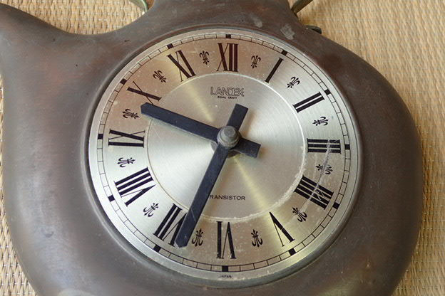 7-34　LANDEX ランデックス　ROYAL CRAFT ヤカン型の時計　レトロ　トランジスタクロック　アナログ　壁掛け時計_画像2
