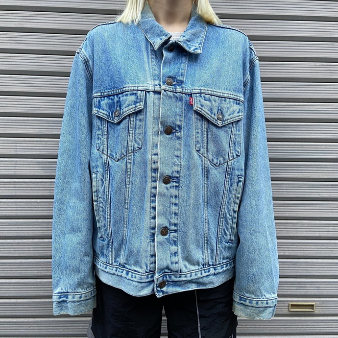 90年代 Levi's ユーロリーバイス 70503 02 デニムジャケット メンズL_画像2