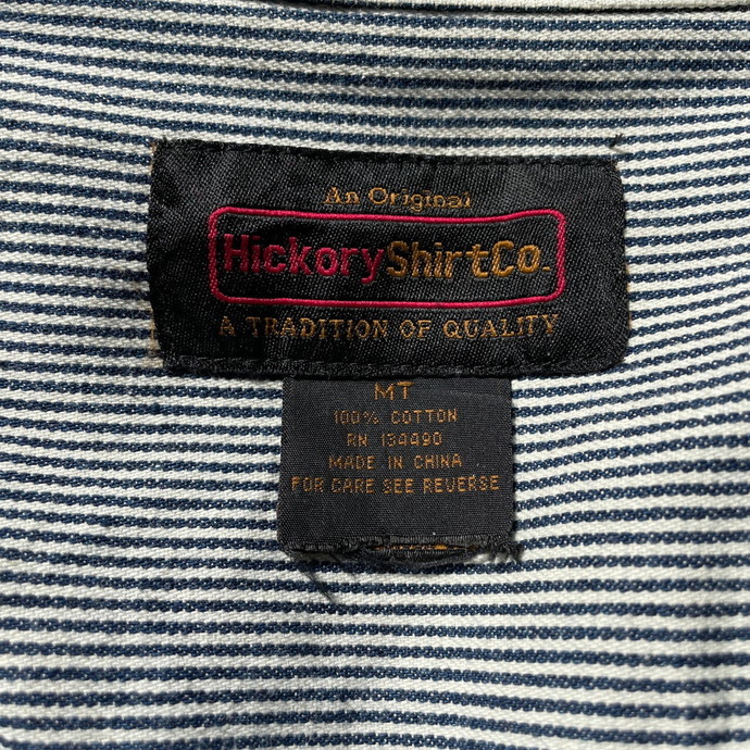 Hickory Shirt Co. ヒッコリーストライプ ワークシャツ メンズL相当_画像9