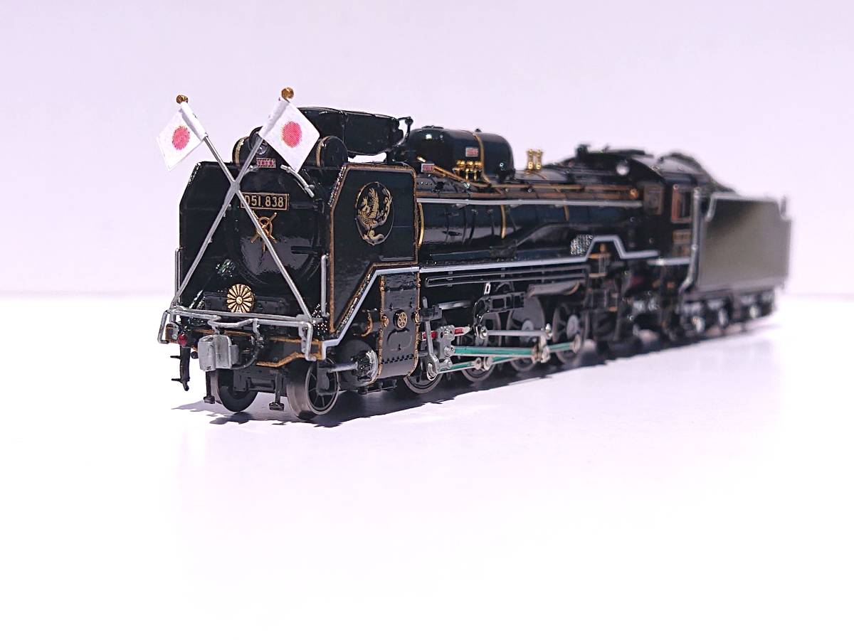 蒸気機関車D-51 ゴールド　金色