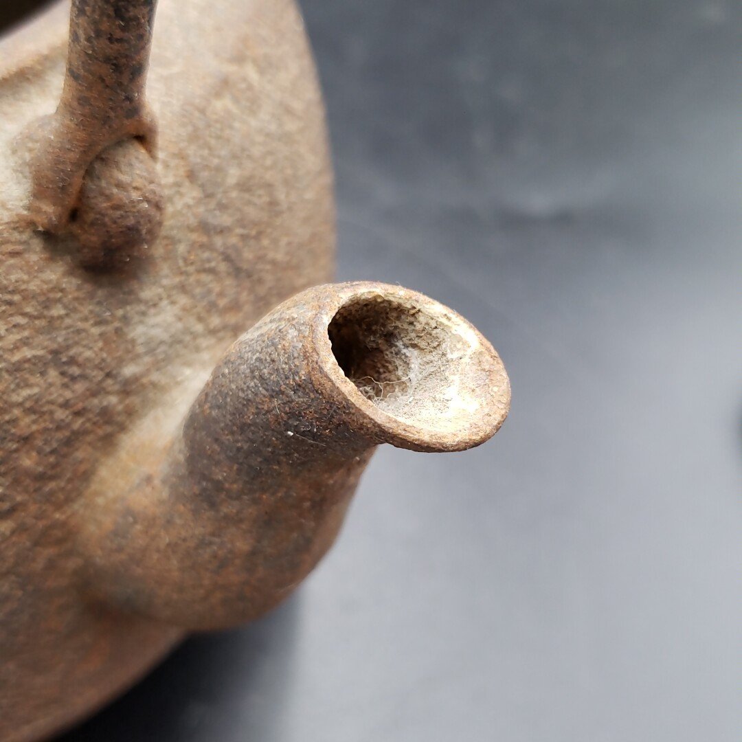 南部鉄器鉄瓶鉄急須煎茶道具松ぼっくり茶道具金属工芸古い鉄瓶茶器和風