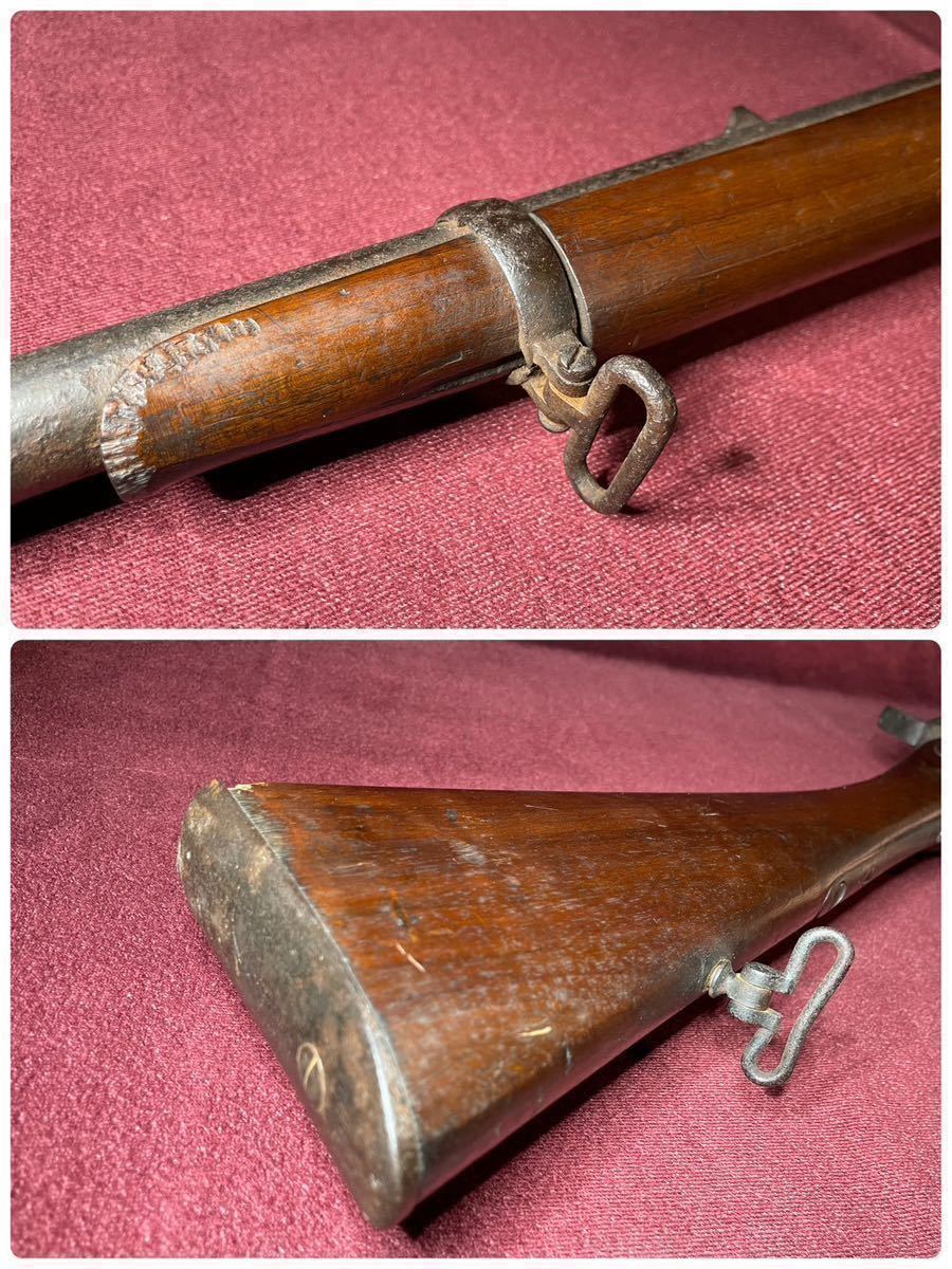 大珍品!! 超稀少!! エンフィールド・スナイドル銃 マーク1(初期型) 莨嚢式銃(ろうのうしきじゅう) 刻印 カラクリ稼働 登録証(菅打ち式銃砲) 6