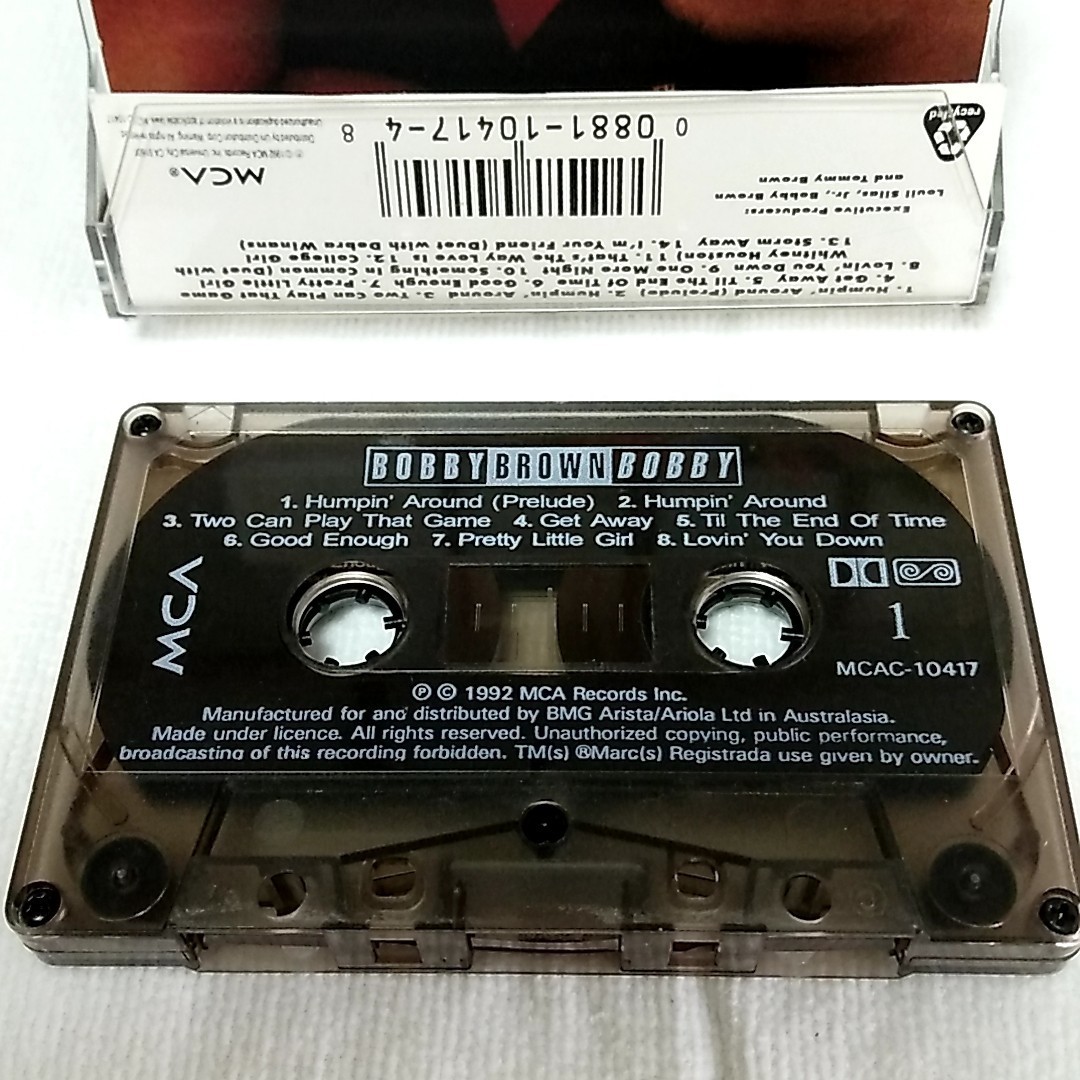 ボビーブラウン★アルバム★ボビー カセットテープ BOBBY BROWN 中古 海外購入の画像3