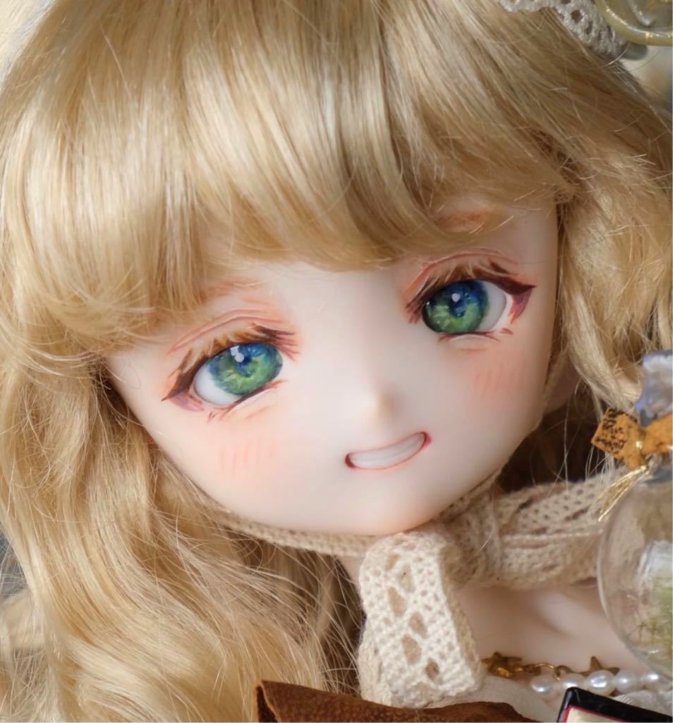 木苺半球* DDH-22 セミホワイト肌 カスタムヘッド+オリジナルアイ2種
