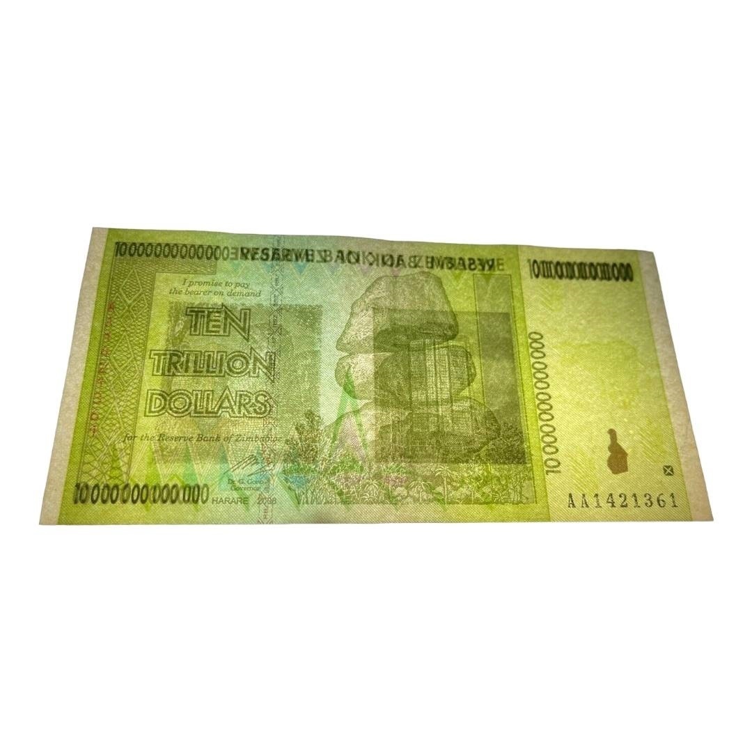 大好き ③旧紙幣 ジンバブエドル1000億ドルと1000兆ドル2枚