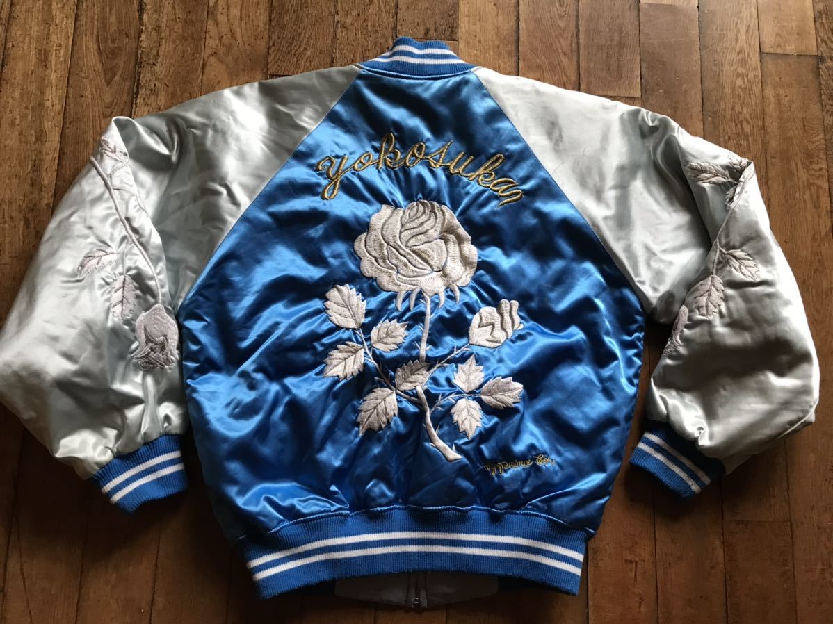  Prince association Japanese sovenir jacket M Hsu алый a жакет Yokosuka мир рисунок голубой 