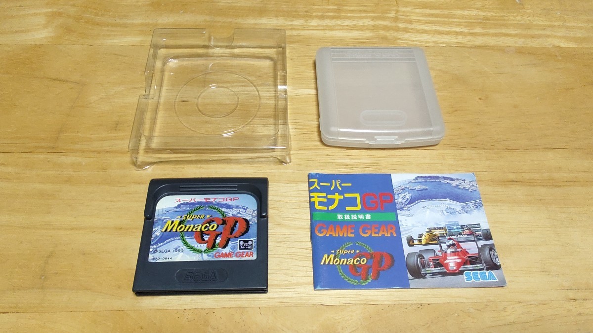 *GG[ super Monaco GP(SUPER Monaco GP)] box * manual attaching /SEGA/GAME GEAR/ Game Gear /RCE/ race game /F1/ retro game *