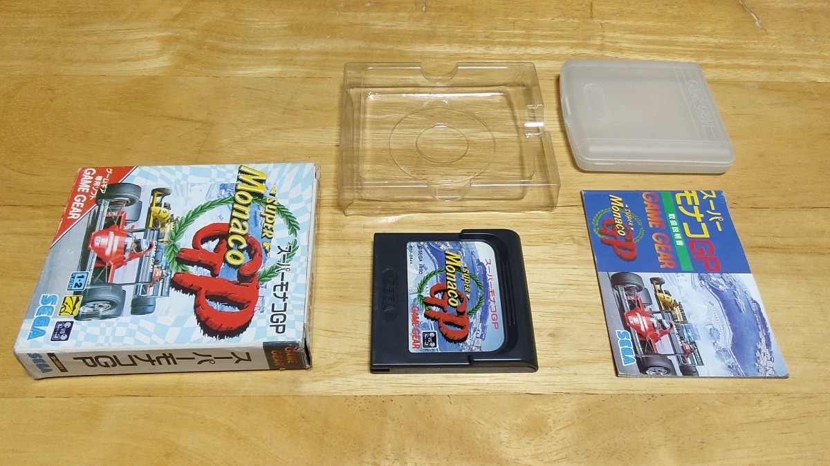 *GG[ super Monaco GP(SUPER Monaco GP)] box * manual attaching /SEGA/GAME GEAR/ Game Gear /RCE/ race game /F1/ retro game *