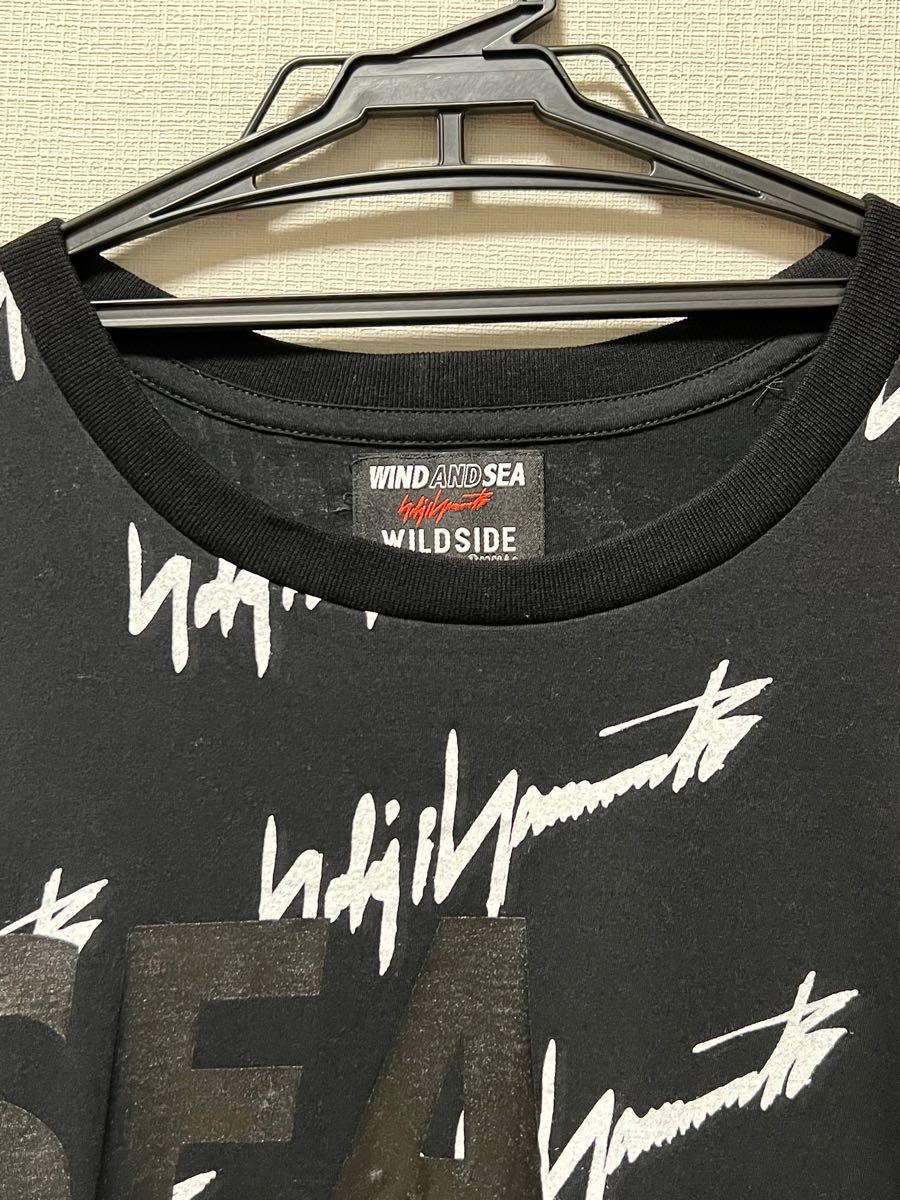 WIND AND SEA Yohji Yamamoto Monogram L  Tシャツ　ウィンダンシー　ヨージヤマモト　 