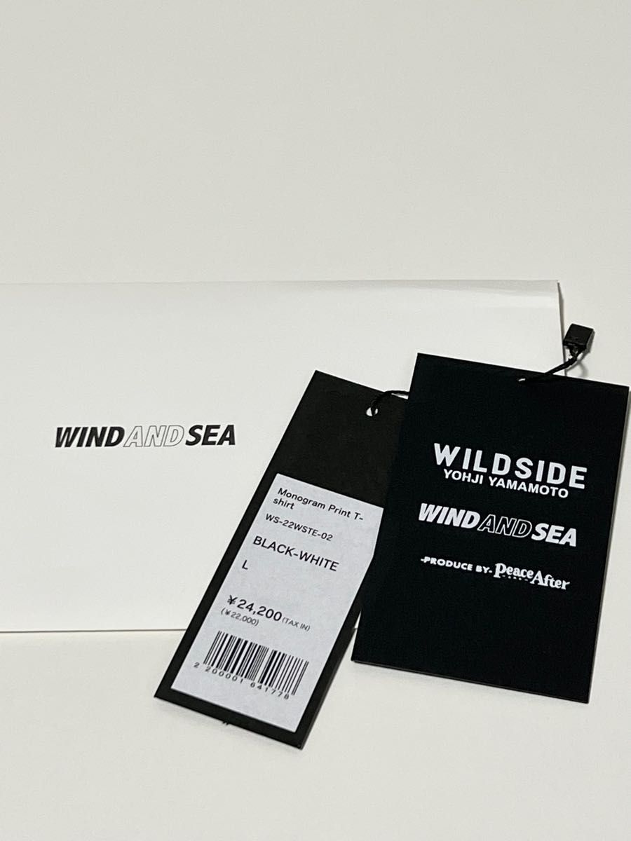 WIND AND SEA Yohji Yamamoto Monogram L  Tシャツ　ウィンダンシー　ヨージヤマモト　 