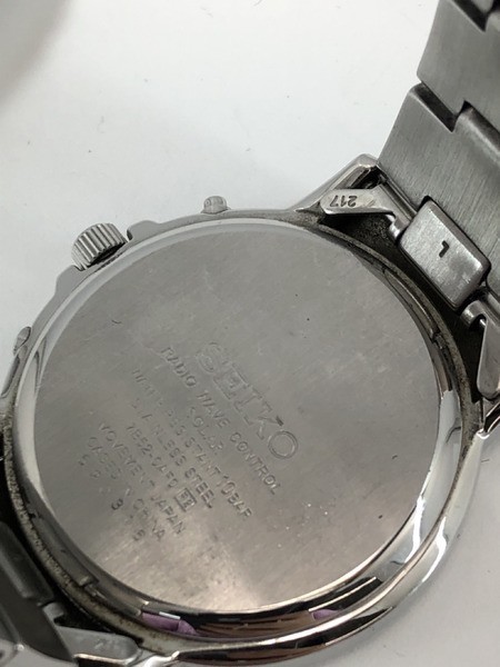 SEIKO メンズ腕時計 RADIO WAVE CONTROL SOLAR 7B52 0AF0 #78