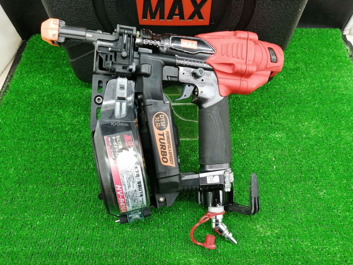 品 MAX マックス 41mm 高圧 ターボドライバ ねじ打ち機 HV-R41G4-G