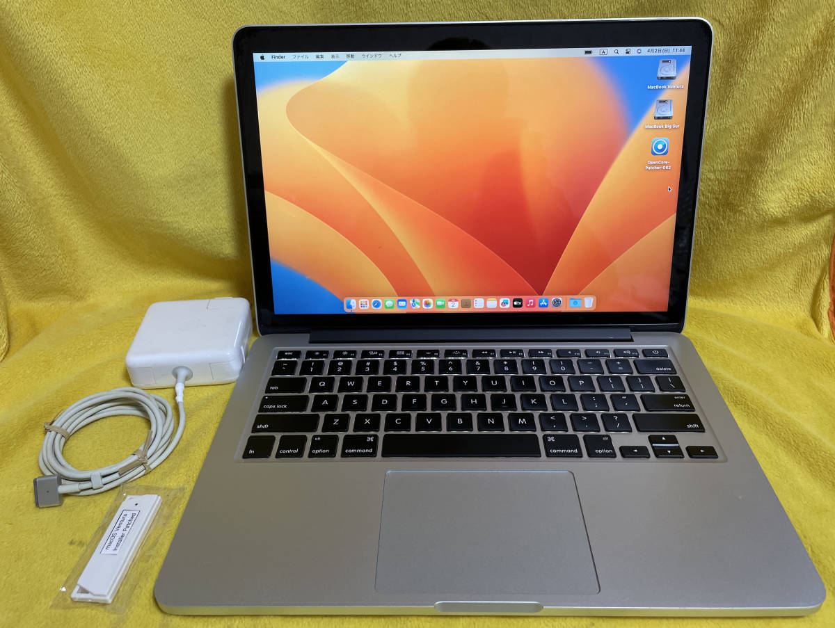 人気の USキーボード デュアル MacBook OS！MacBook Pro 13インチ, Pro 16GB Retina core Late  256GB 2013, バッテリー・キーボード新品交換済 13 i5 inch, Core i5 2.6GHz, 高速256GB SSD, 8GB  RAM, A1502, ME866J/A, USキーボード
