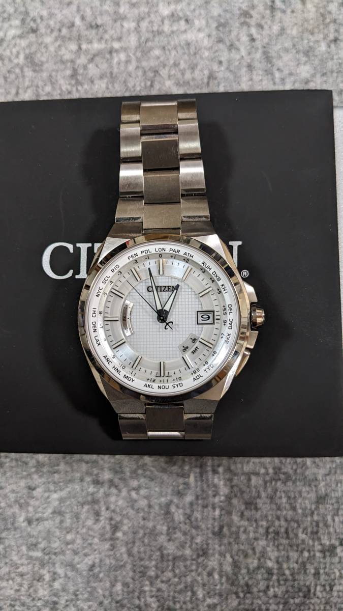 動作OK】citizen ATTESA エコドライブ cb0120-55w | monsterdog.com.br