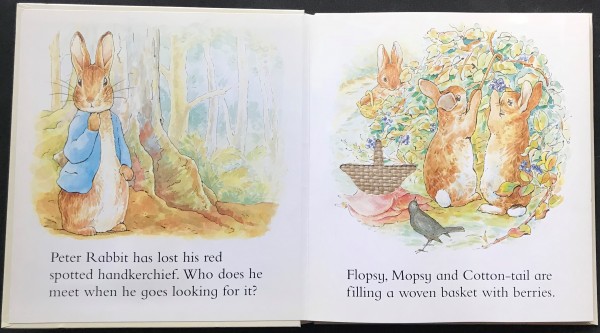 * reading aloud CD attaching * English picture book Peter Rabbit. touch feeling .book@Peter Rabbit's Touch and Feel Book