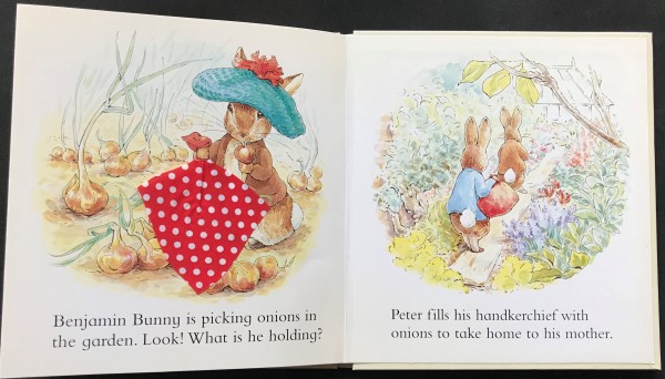 * reading aloud CD attaching * English picture book Peter Rabbit. touch feeling .book@Peter Rabbit's Touch and Feel Book
