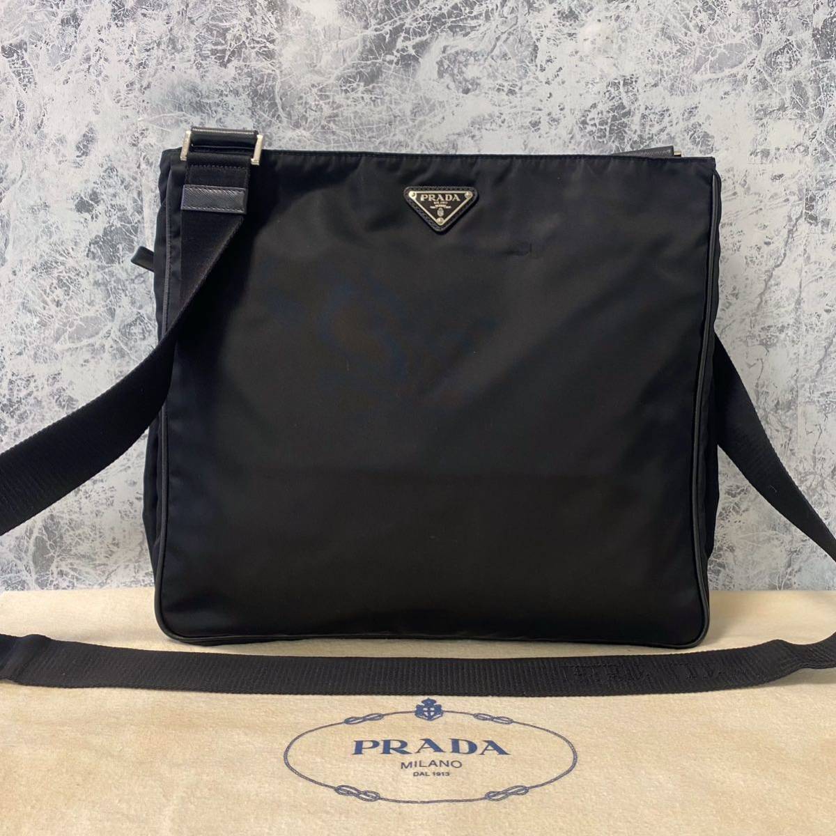 驚きの価格 PRADA プラダ ショルダーバッグ 0236304 ブラック ナイロン