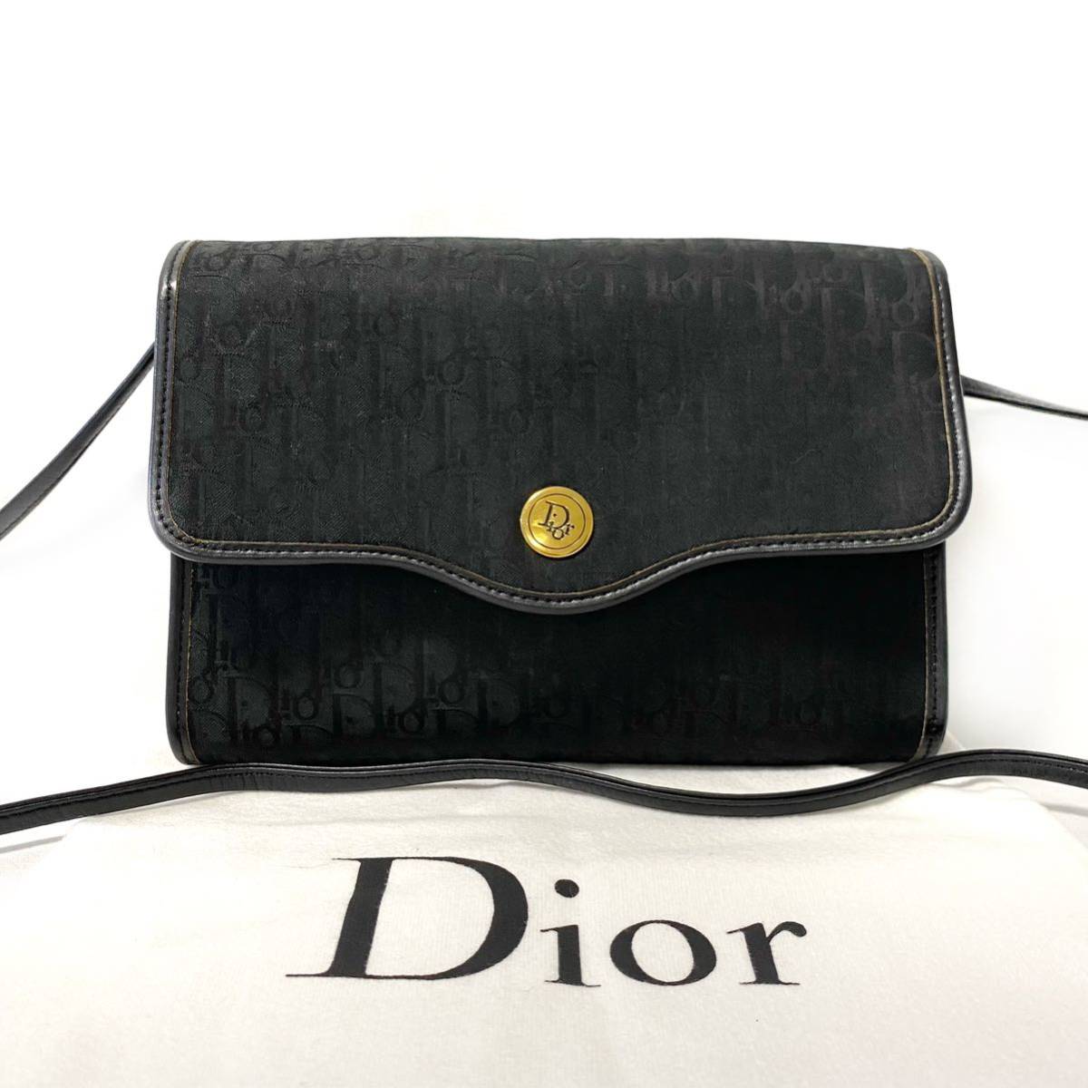 美品 Dior ディオール トロッター ショルダーバッグ ヴィンテージ