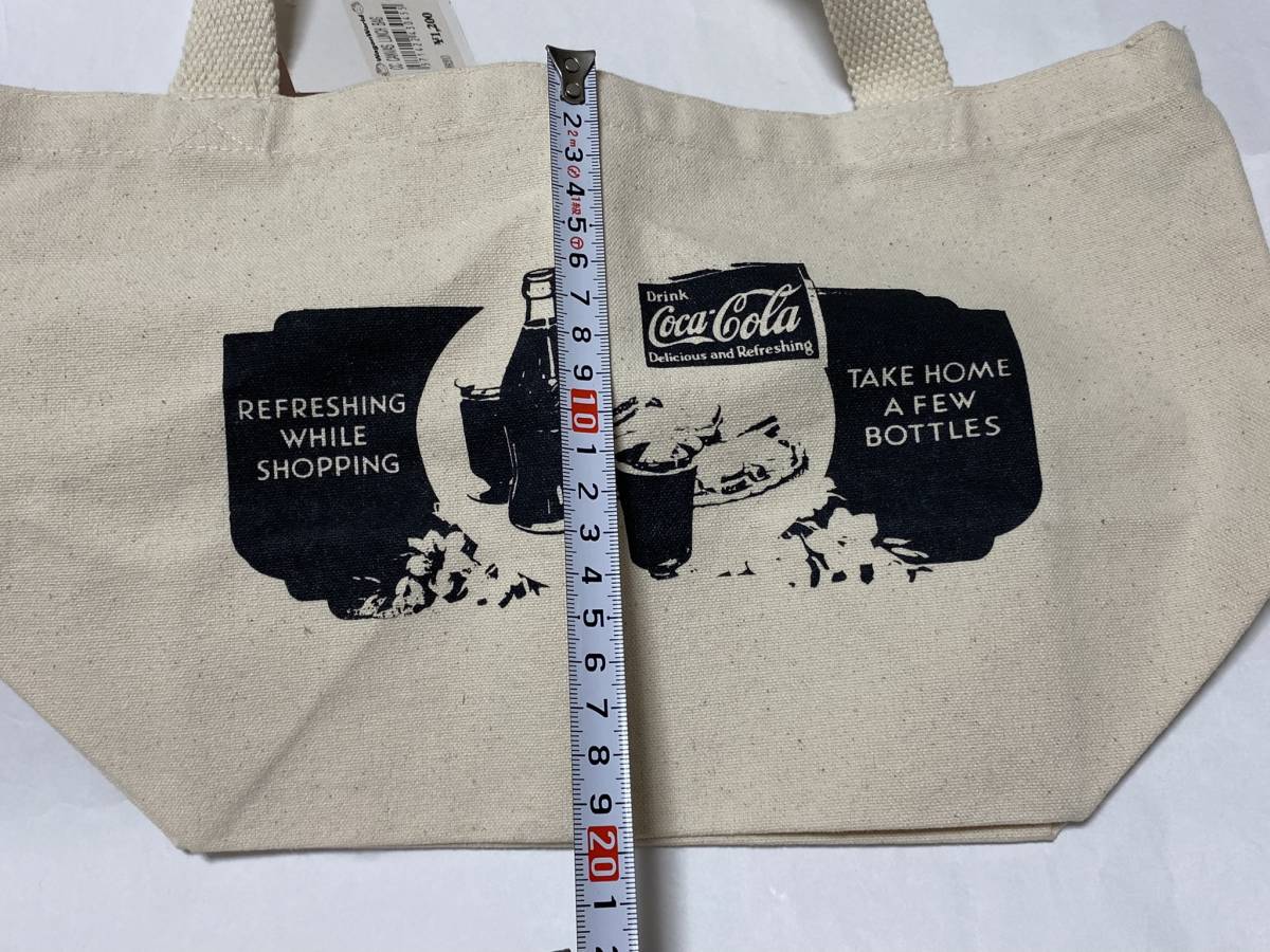 Coca-Cola コカ・コーラ キャンバス ランチバッグ 展示未使用品の画像9
