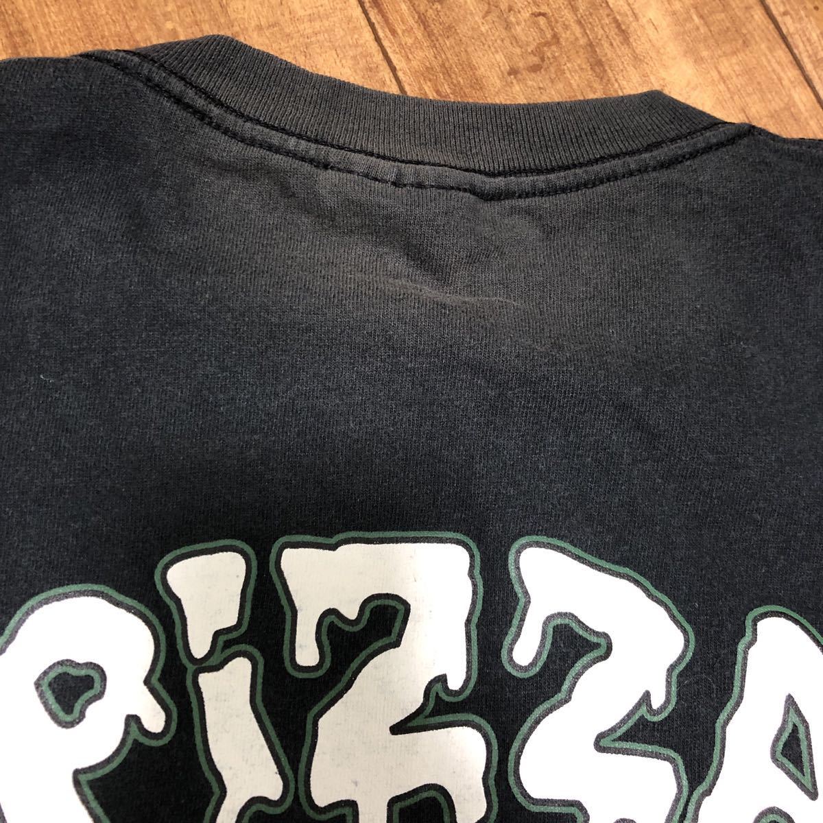 ハイスタンダード Hi-STANDARD ピザオブデス　 PIZZA OF DEATH ken yokoyama 横山健一 半袖Ｔシャツ ブラック Mサイズ バンＴ USA製_画像4