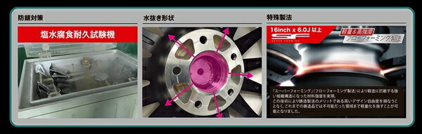 コーセイ クレイシズ GC36F 4本セット ホイール オーリス NRE185H/NZE181H/NZE184H QGC610ST KOSEI QRASIZ アルミホイール 4枚 1台分_画像4