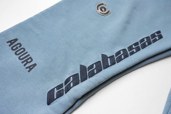 ★美品 YEEZY calabasas ◆ スウェット パンツ ブルー Lサイズ ジョガーパンツ イージー カラバサス アディダス カニエウェスト ◆WX1_画像2