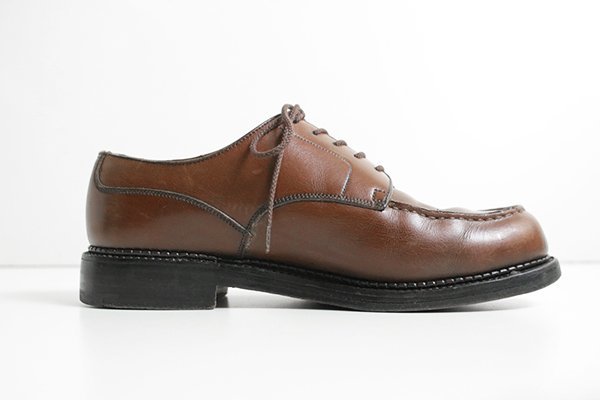 J.M. WESTON * 641 Golf leather shoes Brown 5E( approximately 25cm) Golf U chip leather shoes J M waist n*Z-3