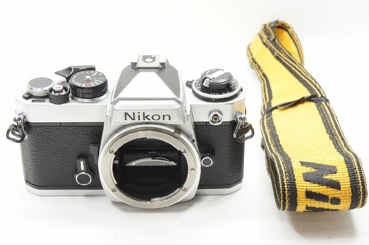 在庫大人気 NIKON FE シルバー フィルムカメラ 本体 セット ZbPRl