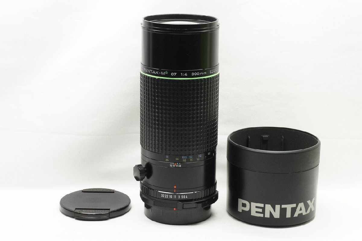 【アルプスカメラ】良品 ペンタックス smc PENTAX-M* 67 300mm F4 ED IF 中判レンズ MF 230327d
