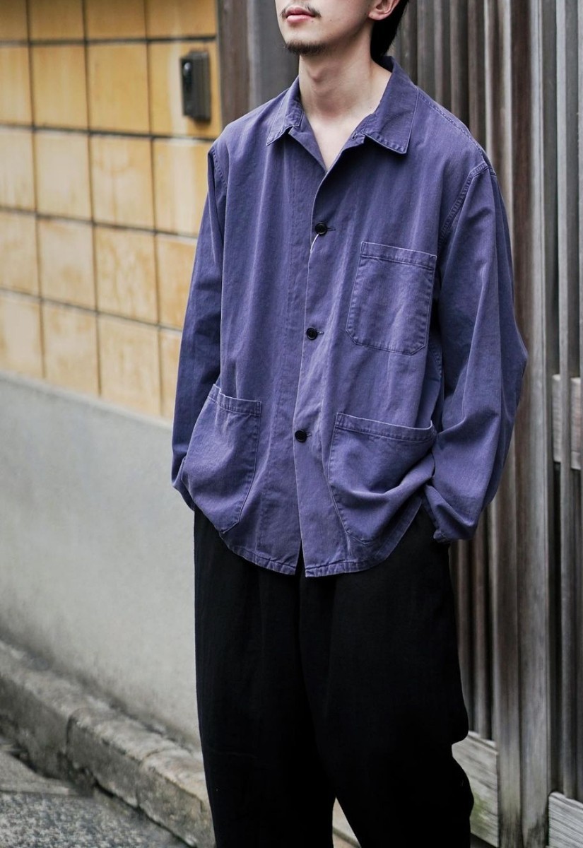 comoli 23ss コットンドリルワークジャケット size3 | labiela.com