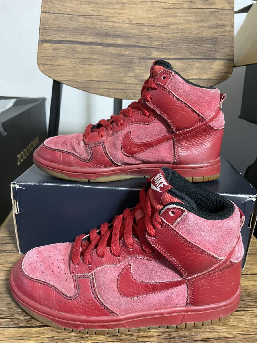 NIKE DUNK HIGH 08ナイキ ダンク ハイ 23cm 赤 RED 407920-602
