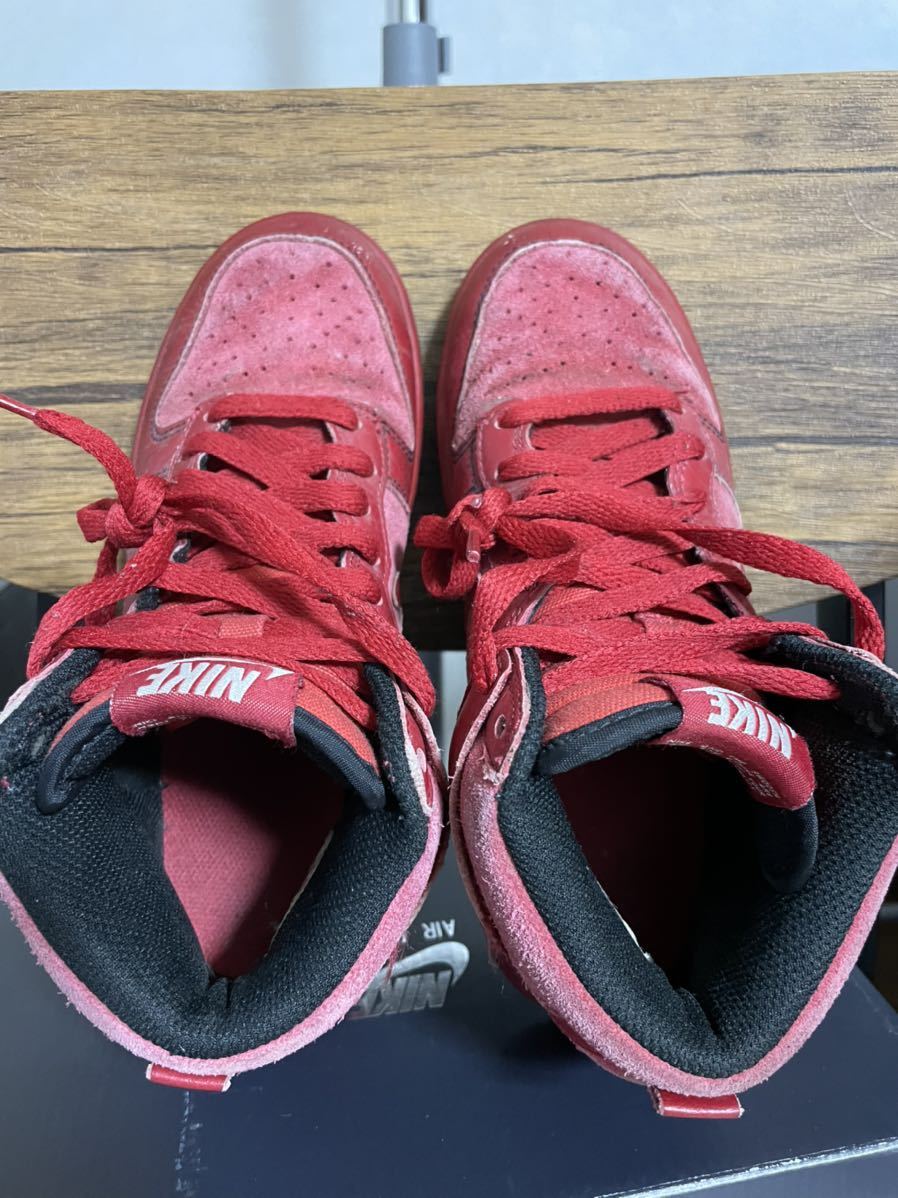 NIKE DUNK HIGH 08ナイキ ダンク ハイ 23cm 赤 RED 407920-602