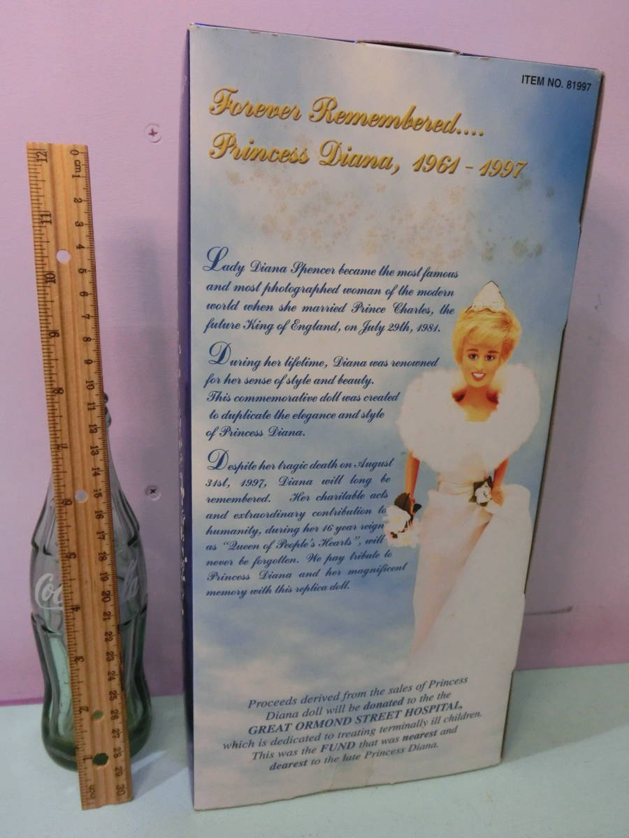 プリンセス ダイアナ妃 フィギュア人形 英国王室 結婚式 ウェディングドレス ドール Princess Diana figure イギリス_画像6