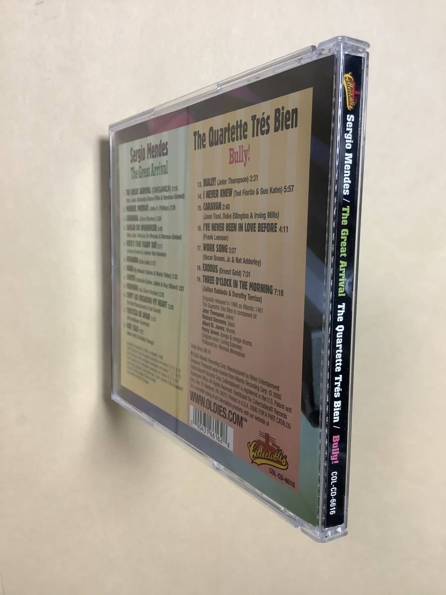 送料無料 セルジオ メンデス「THE GREAT ARRIVAL / BULLY !」2アルバムを1CDに収録 全19曲 輸入盤_画像5