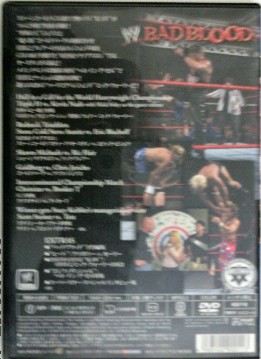 DVD WWE BAD BLOOD　バッドブラッド 2003 HHH,スティーブ・オースチン,ショーン・マイケルズ,リック・フレアー etc._画像2